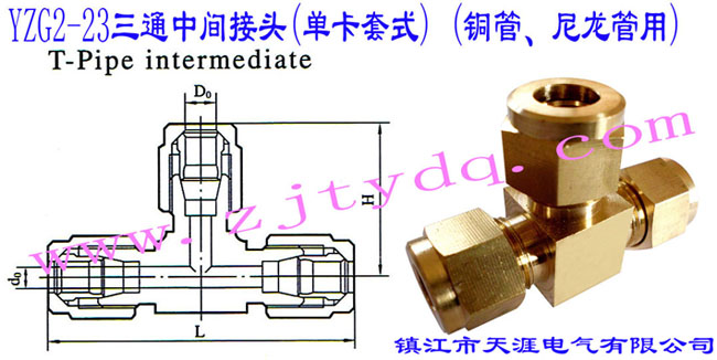 YZG2-23ͨg^(οʽ) (~)T-pipe Intermediate Connector