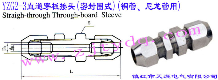 YZG2-3ֱͨ^(ܷȦʽ)(~)Straight-through Through-board Sleeve